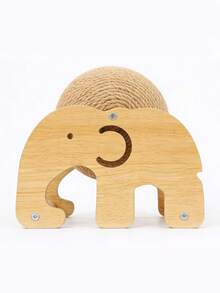 Esta duradera tabla de rascar de sisal, árbol para gatos, bola de rascar y poste de rascar para gatos son resistentes al desgaste y a los arañazos. El poste de rascar vertical para gatos con rodillos no se caerá ni dejará residuos. Es la opción perfecta para que usted y su gato pasen tiempo juntos. El regalo perfecto para sus gatos, su regalo favorito. - Bola de la suerte con forma de pata de gato y elefante - Ver 5