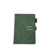 1 pieza Cuaderno/Diario A5 - Cuaderno de negocios con tapa dura, diario de piel sintética PU con cierre magnético y soporte para bolígrafo, adecuado para hombres y mujeres, cuaderno de espiral grueso para oficina, negocios, estudio, viajes, uso personal - A - Ver 13