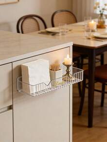 浴室收纳架，免钻孔壁挂式马桶架，大容量沥水架，梳妆台架 - 彩色 - 查看 4