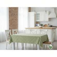 Kiva Stain-Resistant Tablecloth, Medium Checkered Pattern, Extra Soft Touch, Teflon Coated And Waterproof, Sizes From 100x140 To 300x140 Cm And Round 140 Cm - Stain-Resistant Tablecloth - Available In 15 Colors - 選項 10 - 查看 2