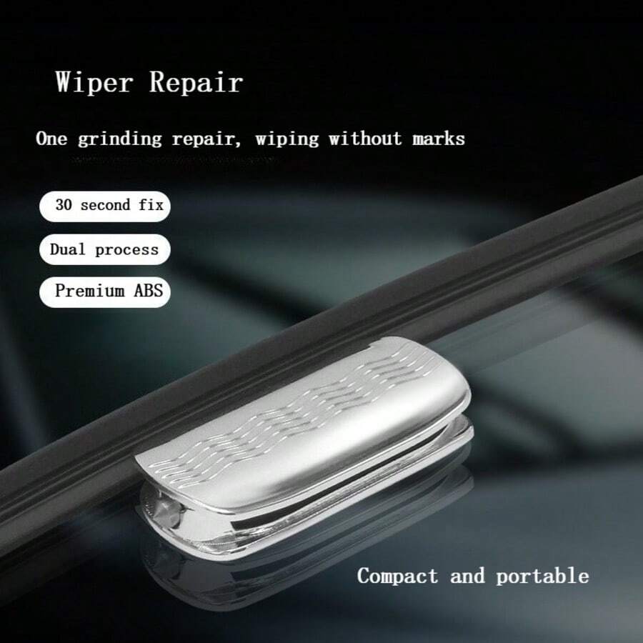 1pc Car Wiper Blade Repair Tool, Frameless Wiper Rubber Strip Repair Kit, Universal Invisible Repair For Vehicles - A - View 1