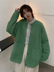 Women Cardigans - Green - View 6