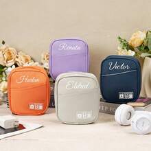 Personalized Travel Cable Bag, Cable Organizer, Travel Electronics Bag, Waterproof Storage Bag For Cable, Travel Organizer, Portable Organizer, Travel Cable Bag, Cable Organizer, Travel Organizer, Portable Organizer, Electronics Bag, Storage Bag, Tech Cord Organizer, Charger Pouch, Custom Cable Bag, Travel Tech Gear, Travel Bag Women, Electronic Cord Case, Magic Mouse Case - Multicolor - View 3