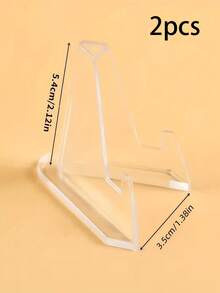 Bộ 2/4 giá đỡ trưng bày bằng acrylic, đế trưng bày trong suốt, đế trưng bày đồ sưu tầm mini, giá đỡ đa chức năng. Thích hợp cho đồ sưu tầm, tác phẩm nghệ thuật, ảnh, danh thiếp, tranh vẽ, quà lưu niệm, huy chương, v.v. - Acrylic - Xem 4