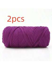 [Paquete de hilo 100% poliéster] 2 paquetes de hilo 100% poliéster - 200g por paquete, colores mixtos, adecuado para manualidades DIY, tejido, cestería y tejido de alfombras - 200 gramos - Ver 15