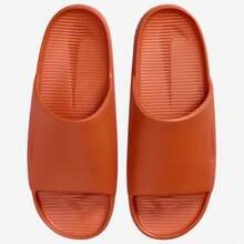 Nike Calm Slide Sandals Men's Black FD4116-001 | Pool & Beach Ready, Recovery Comfort - Burnt Orange - View 1