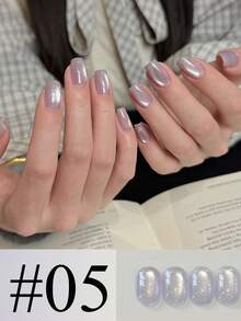 12毫升春夏美甲冰透明蓝粉绿猫眼凝胶指甲油，高级持久不易脱落，美甲沙龙专用，女士百搭美白，四季皆宜，美甲用品 - 彩色 - 查看 23