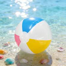 12pcs PVC Material Children Beach Balls, For Summer Pool And Beach Games, Gifts And Birthday Party Supplies, Classroom Party Decorations - Multicolor - View 2