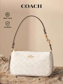 Coach 【手袋和香水套装】纽约女士香水喷雾+蔻驰Nolita 19经典帆布手腕包 - 女士斜挎包 - 奢华时尚设计真皮手提包 - 旅行必备日常上学/办公 - 礼品/赠品 - 白色/粉笔白CW426EDP+Im/白色/粉笔白1盎司/30毫升+1个 - EDP+Im/白色/粉筆 - 查看 4