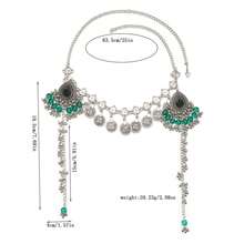 1 chiếc băng đô phong cách Bohemian cổ điển, băng đô cài tóc kiểu vintage, phụ kiện tóc cô dâu mang hơi hướng kỳ lạ, thích hợp cho mùa hè, kỳ nghỉ, du lịch. - Kiểu tiền xu - Xem 7