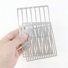 1PC Stainless Steel Diamond Painting Auxiliary Tool Ruler Diamond Dot Drill Alignment Tool Ruler For Diamond Art Tool - View 9