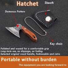 Keychain Axe, Box Opener, Package Tape Cutter, Package Opener Tool With Solid Metal Blade For Everyday Use IM0D - P - View 7