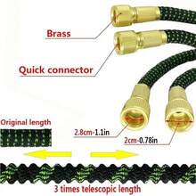 New Car Wash Water Gun Irrigation Flexible Expandable Magic Hose Garden Pipe With Spray Gun High Pressure Car Wash Cleaning Tool - A - View 7