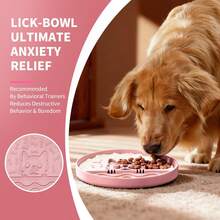 Interactive Slow Feeder Dog Silicone Puzzle Design For Dogs Cats Non Slip Base Promotes Healthy Eating Prevents Choking - 500ml - View 2