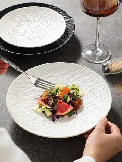 1pc/4pcs Reusable Snack Tray, Small Plate, Cup Holder, Coffee Cup Tray, Decorative Fruit Plate, Dessert Tray, Bread Tray, Kitchen Utensil Tray, Decorative Dining Table Plate, Room Decor Tray, Party & Christmas Tray