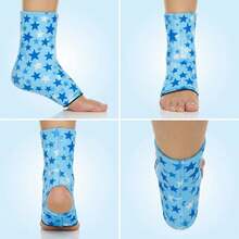 1pc Solid Gel Cold Pack, Toe Cold Compress Ice Bag Ankle Support, Multi-Functional Cold/Hot Compress Ankle Wrap, Soft & Skin-Friendly Unisex - الأزرق - مشاهدة 5