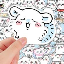54pcs/Set Cute Flying Squirrel Cartoon Stickers, Adorable Healing Style Stickers For Desk, Phone, Computer, Waterproof, New Year, Valentine's Day, Easter Gift - Multicolor - View 1