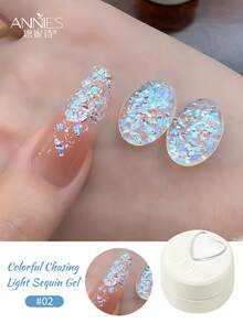 annies 5克梦幻闪光亮片指甲油凝胶 2026新款全息闪粉炸弹亮片凝胶，适合派对和日常美甲 1片/3片装 - 彩色 - 查看 5