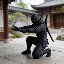 1个3D打印武士笔筒桌面收纳架，适用于圆珠笔和钢笔，稳固防滑桌面收纳，简约武士风格装饰，绝佳生日/节日礼物，笔筒，铅笔筒 - A - 查看 7