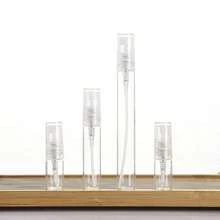 5 piezas Botellas de spray recargables de 5ml/10ml, botellas de perfume compactas y portátiles, ideales para descarga de líquidos, adecuadas para viajes y ocasiones - transparente - Ver 7