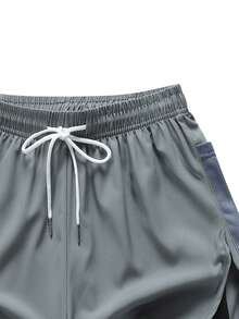 Women's Yoga Shorts Set, Made Of Quick-Dry Fabric With Mesh Pockets, Ideal For Summer Casual Tennis, Fitness And Outdoor Running - Designed Specifically For Women - Perfectly Fits An Active Lifestyle. Sports - Grey - View 6