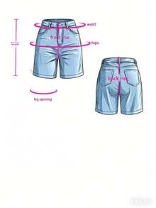 Quần short denim nữ dáng rộng, thời trang, thoải mái, phong cách VICI, chất liệu denim bạc màu, rách nhẹ, bạc màu, thích hợp cho kỳ nghỉ hè. - Rửa nhẹ - Xem 9