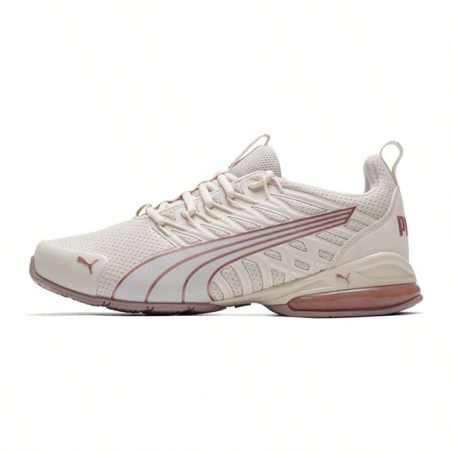 Puma Giày chạy bộ cao cấp Voltaic-Evo-Premium, Unisex, Giày thể thao thường ngày nhẹ và êm ái 311973-07 - Trắng ấm - trắng tuyết - vàng hồng - Xem 1