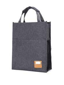 Unisex Fashion Casual Handbag, File Folder, Laptop Bag, Large Capacity Compartment Business Commuter Tote - Signature - View 7