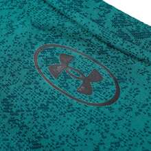 Under Armour Camiseta masculina casual e confortável UA Tech Tee Pixelate, ideal para uso diário, atividades ao ar livre e esportes. Modelagem relaxada, manga curta, perfeita para o verão. - Verde retrô - Ver 7