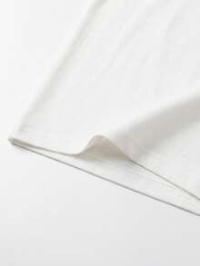 Áo thun nam dáng rộng in hình đua xe, khẩu hiệu chữ, phong cách đường phố năng động, thích hợp cho mùa hè, in hai mặt, chất liệu mềm mại. - trắng - Xem 5