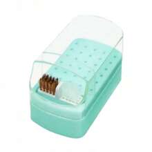 30-Hole Nail Drill Bit Holder, Matte Polishing Bit Display & Organizer, 2-In-1 Nail Drill Bit Brush - Multicolor - View 13