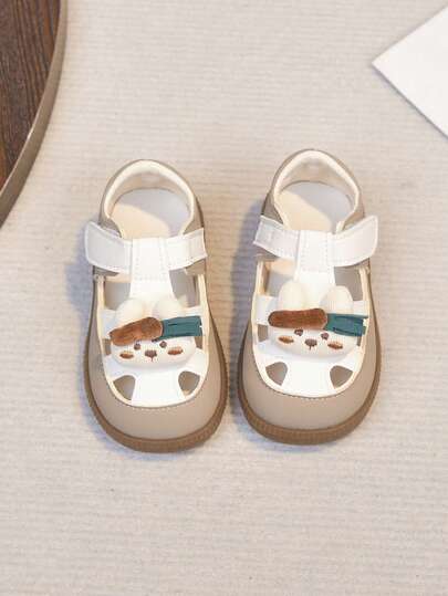 1 Pair Baby Shoes/Sandals, Cute & Versatile, Suitable For Indoor & Outdoor Wear