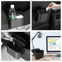 1pc Mini Trash Can + 4 Rolls Trash Bags, Car Trash Can With Lid, Leak-Proof Mini Car Accessories Trash Can - Durable And Easy To Clean - A - View 6