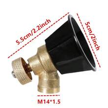 High Pressure Adjustable Farmland Spray Sprinkler Garden Irrigation Sprinkler Pesticide Spraying Atomizing Sprinkler - Sprayer Nozzle - View 2