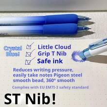 Bộ 4 bút bi gel có thể xóa, bút bi mềm có đầu mút, ruột bút 0.5mm, mực có thể xóa bằng nhiệt, thích hợp cho học sinh viết, đánh dấu, sửa lỗi, đồ dùng học tập. - Bút gel có thể xóa - Xem 2
