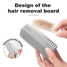 柔软硅胶宠物洗澡刷三角按摩工具深层清洁去除宠物毛发硅胶空心橡胶清洁刷 - 彩色 - 查看 7