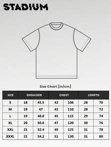 Manfinity STADIUM (180g Pure Cotton T-Shirt) Street Life Men's Y2k Retro Graphic Funny Double-Sided Printing,Men's Summer Tops Round Neck Short Sleeve Casual T-Shirt,Summer Street Sports Life Men's - 黑色 - 查看 8