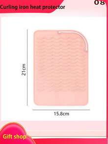 Silicone Heat Resistant Pad, Straightener Insulation Mat, Curling Iron Insulation Pad, Styling Tool Pad Set, Straightener And Curling Iron Heat Resistant Mat, Hairstyling Insulation Pad, Silicone Heat Insulation Tool Mat, Portable Silicone Heat Resistant Pad Suitable For Straightener, Curling Iron And Other Hairstyling Tools, Non-Slip And Heat Resistant - Multicolor - View 3
