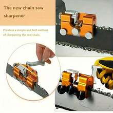 Portable Chainsaw Chain Sharpener Quick Chainsaw Grinder For Outdoor Use Aluminum Manual Chainsaw Chain Sharpener Jig Quick Grinding Tool Suitable For Various Chainsaws Ranging From 6 Inches To 22 Inches - Multicolor - View 10