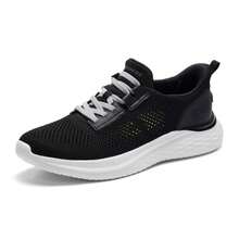 Skechers 男士運動鞋休閒運動鞋輕量舒適戶外旅行鞋 211109-BLK - 黑色 - 查看 6