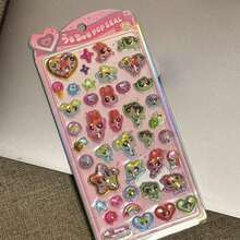 Hình dán 3D dập nổi dễ thương theo phong cách Powerpuff Girls, quà tặng khuyến mãi. - Nhiều màu - Xem 4