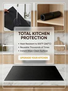 Reusable Non-Stick Oven Liner, Thick Oven Baking Mat, Trimmable, Suitable For Baking, Cooking, Air Fryer, Kitchen - Multicolor - View 5