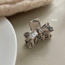 Acetate Bow Claw Clip Half-Up Hair Claw Women's Back Of Head Hair Clip Small Hairpin High-End Headwea - Multicolor - View 8