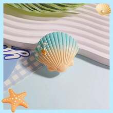 1个扎染珍珠贝壳、海星、星形Magsafe磁吸手机支架，可折叠伸缩旋转气垫吸附手机支架 - 彩色 - 查看 11