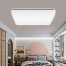 CANMEIJIA 85V-265V LED Square White Frame Recessed Ceiling Light, Modern Style Panel Light, Flicker-Free Bright White Light, Suitable For Wall/Corridor/Room/Hallway/Ceiling/Kitchen/Living Room/Bathroom/Bedroom/Study, Choose Size Based On Usage Scenario - LED Square Ceiling Light - View 9