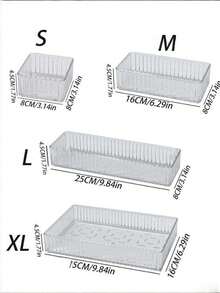 7pcs/6/1 Makeup Drawer Organizer Makeup Brush Organizer Clear Makeup Organizer Makeup Display Stand Organizer Divider Cosmetic Tool Storage Box - Multicolor - View 6