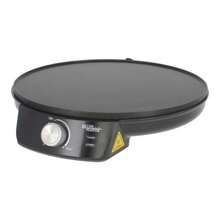 Crepera eléctrica antiadherente potencia de 1000 Watts, Silver Master, 30 cm de diámetro,  temperatura ajustable, luz led, cable de 120 cm de largo - Tipo de Enchufe A USA (110-127V) - Ver 2