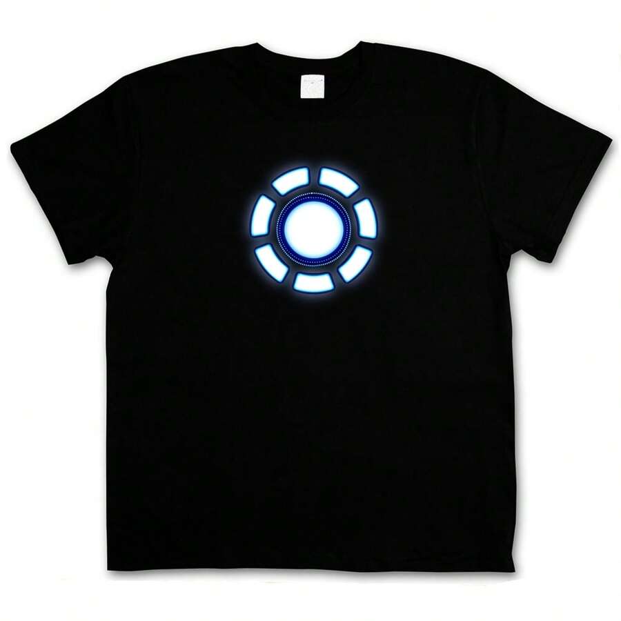 ARC REACTOR II T-SHIRT - Iron Avengers Tony Stark Mark Man Invincible Industries - 黑色 - 查看 1