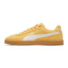 Puma Club II Era SD休闲运动鞋，户外运动简约舒适滑板鞋 409204-03，男女通用 - 芥菜色-暖白 - 查看 1