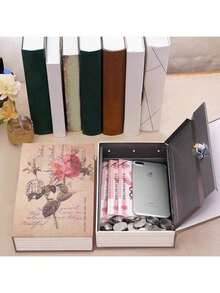 Replica book with combination lock, storage box, piggy bank, perfect for storing fake books and money - A - Übersicht 5